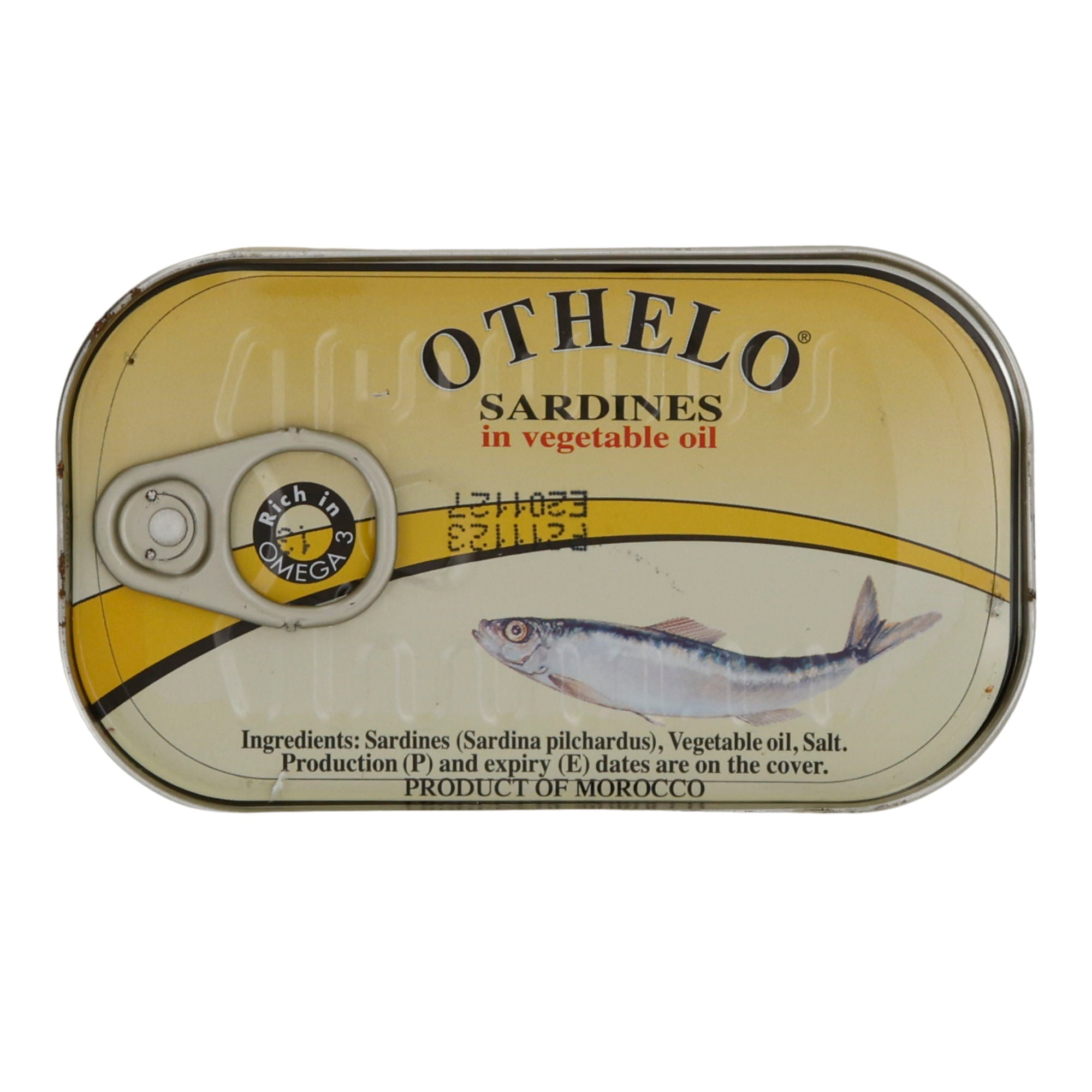Sardinen Othelo | Fisch | eingelegt in vegetarischem Öl | 125 g OTHELO